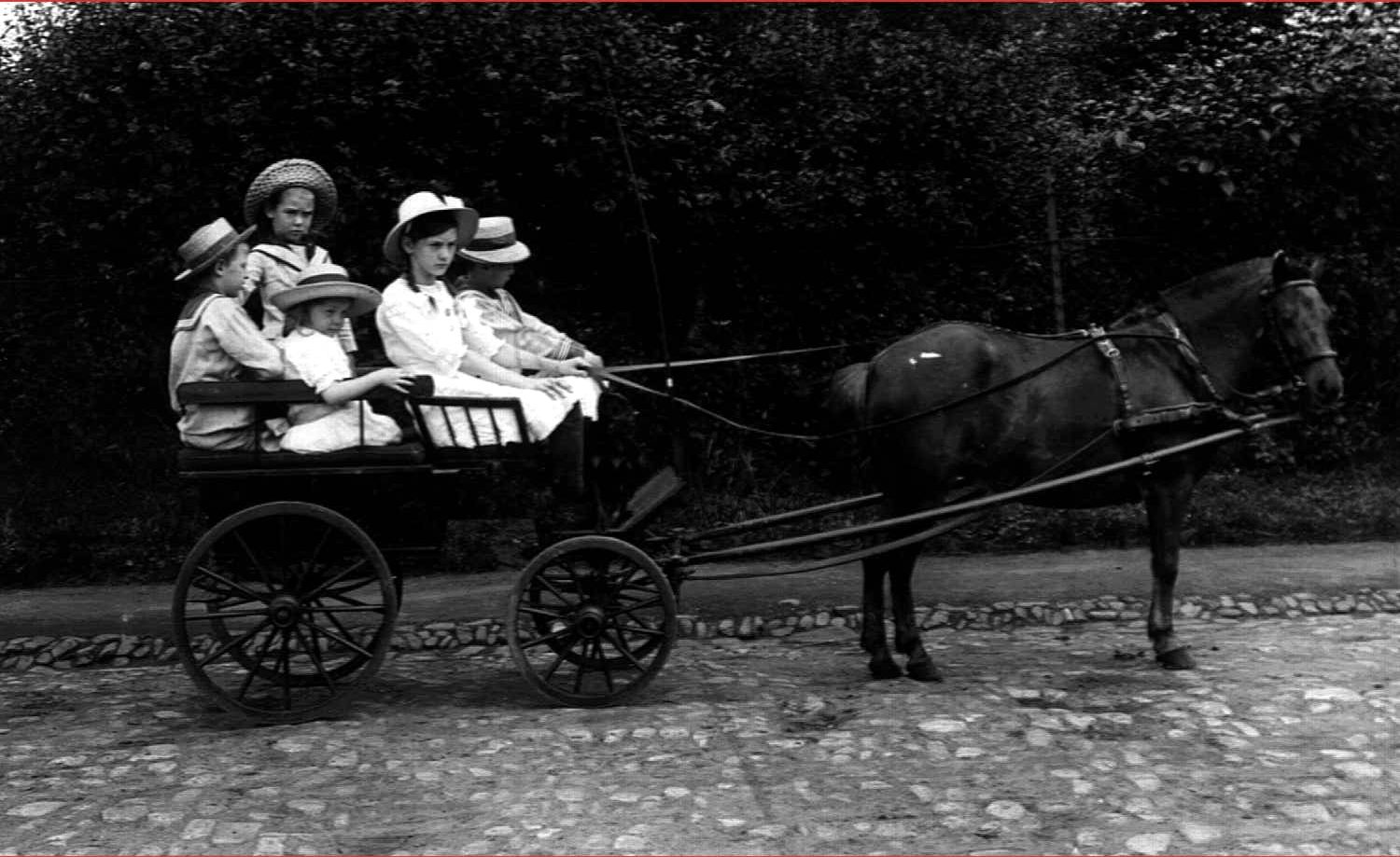 Kinderausflug in Hirschbach, 1913